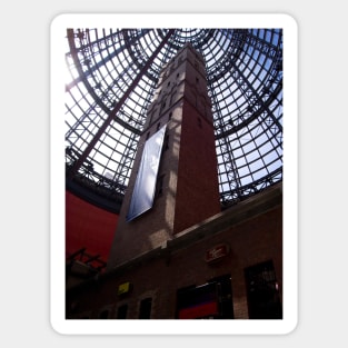 Melbourne's Iconic Shot Tower & Glass Roof Sticker